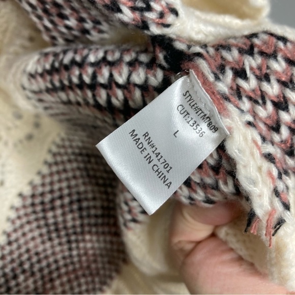 143 story chunky sweater size large - Picture 7 of 9